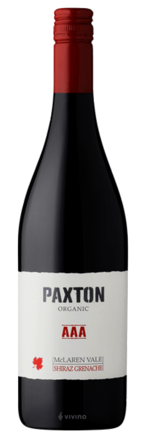 Paxton Organic AAA Shiraz Grenache